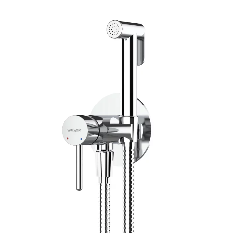 2424910-CHR CANNOLI CHROME bateria bidetowa podtynkowa Valvex