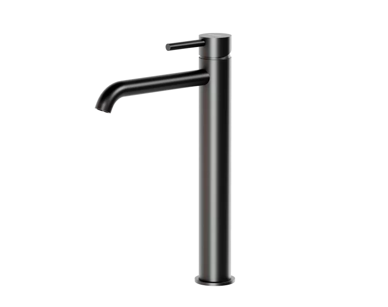 2424830-MBK CANNOLI BLACK bateria umywalkowaczarna stojąca wysoka Valvex