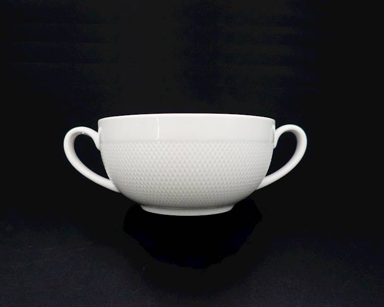 Bulionówka porcelanowa FLORINA CORTINA BIAŁA 330 ml