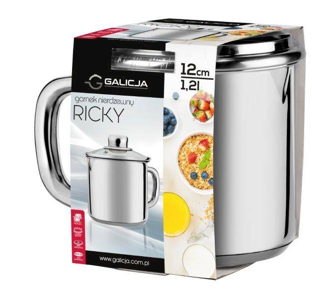 Garnek nierdzewny RICKY 1,2-L  GALICJA 21535