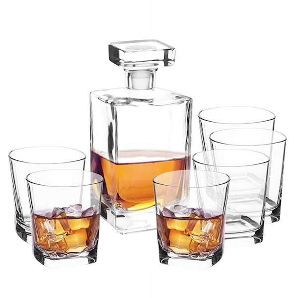 Zestaw do whisky ASTON, karafka + 6 szklanek HRASTNIK