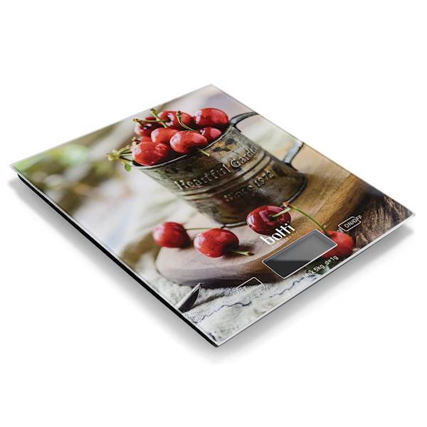 Waga kuchenna elektroniczna PT-893 BOTTI dekor.CHERRY