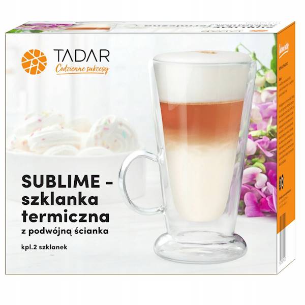 Szklanki termiczne SUBLIME 250ml TADAR