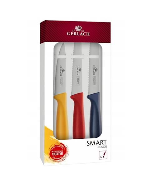 Komplet noży SMART COLOR 3 częściowy  GERLACH NK930