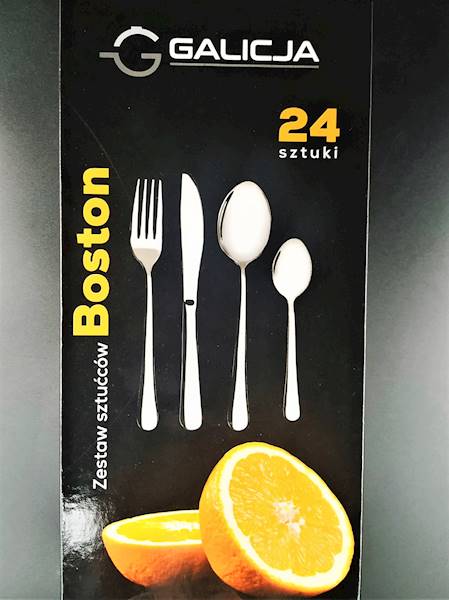 Komplet sztućców BOSTON 24-elementy GALICJA 8352