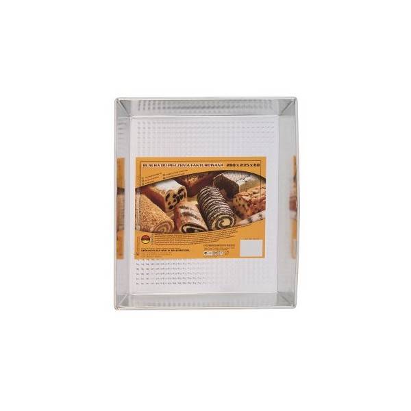 Blacha, forma do pieczenia fakturowana 280x235x60mm SNB 162-82