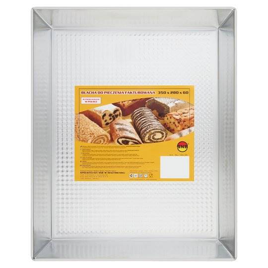 Blacha, forma do pieczenia fakturowana 350x280x60mm  SNB 162-50