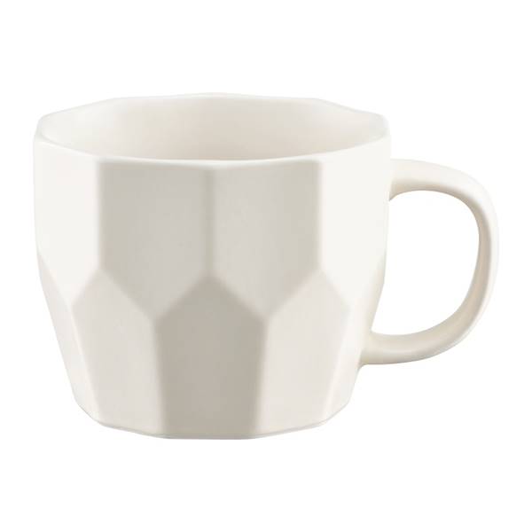 Kubek porcelanowy DIAMOND ecru 430ml AMBITION 50932