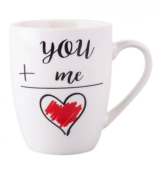 Kubek baryłka 300ml ALTOM dekor. YOU+ME