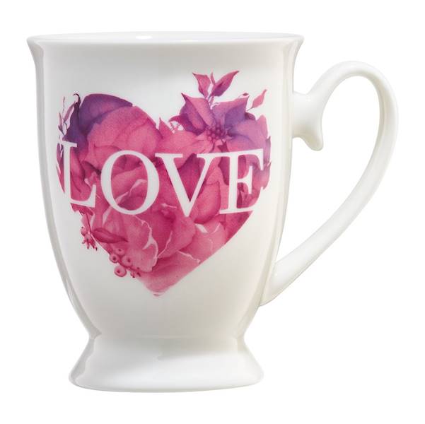 Kubek porcelanowy z napisem LOVE 300ml AMBITION