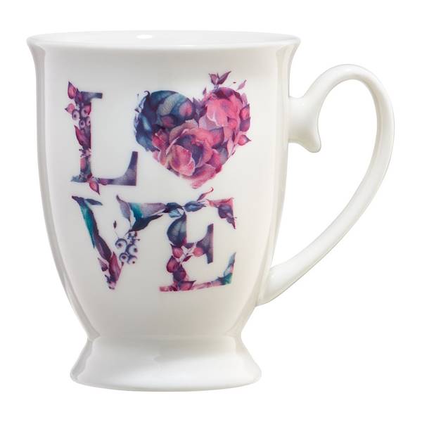 Kubek porcelanowy z napisem LOVE 300ml AMBITION