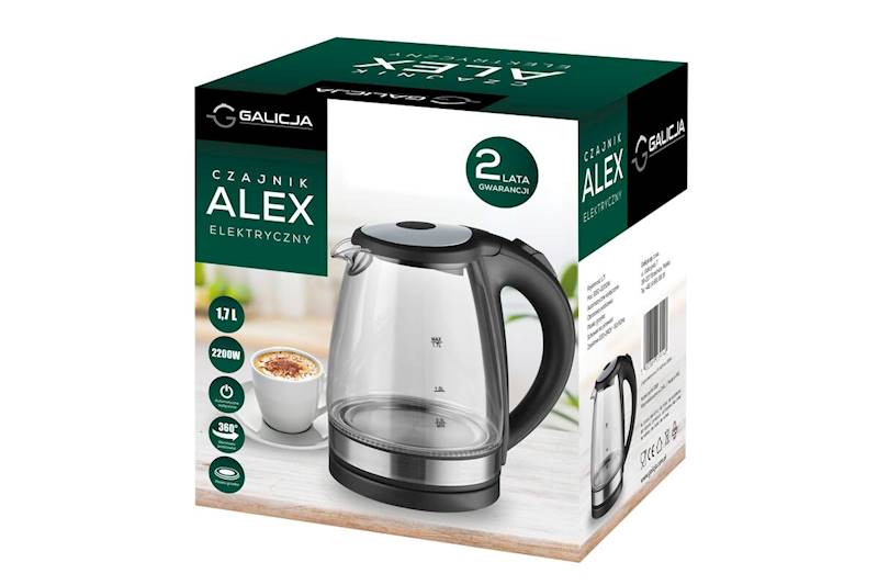Czajnik elektryczny ALEX 1,7-L  GALICJA 23914