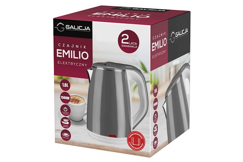 Czajnik elektryczny EMILIO 1,8-L GALICJA 25027