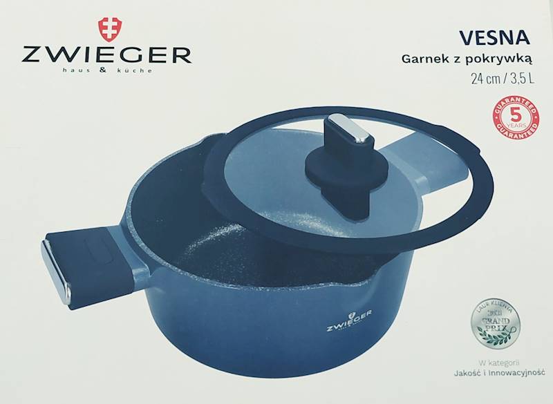 Garnek VESNA 24cm z pokrywą ZWIEGER