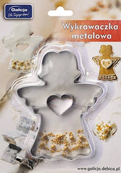 Wykrawacz do ciastek Aniołek z serduszkiem
