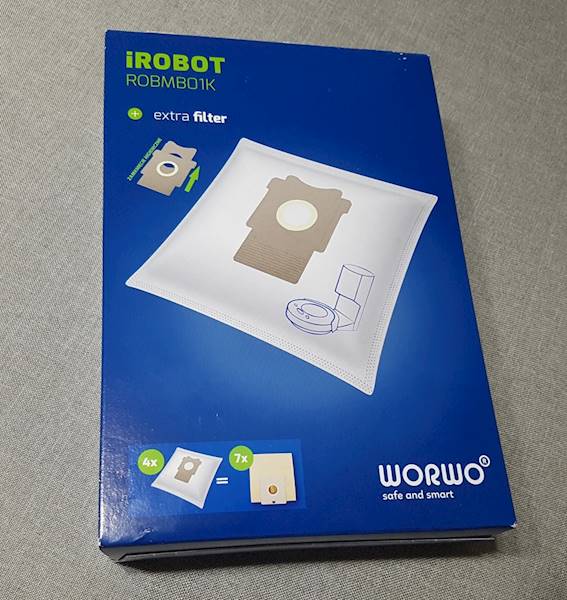 Worki do odkurzacza ROBMB01K  WORWO 4 sztuki + filtr