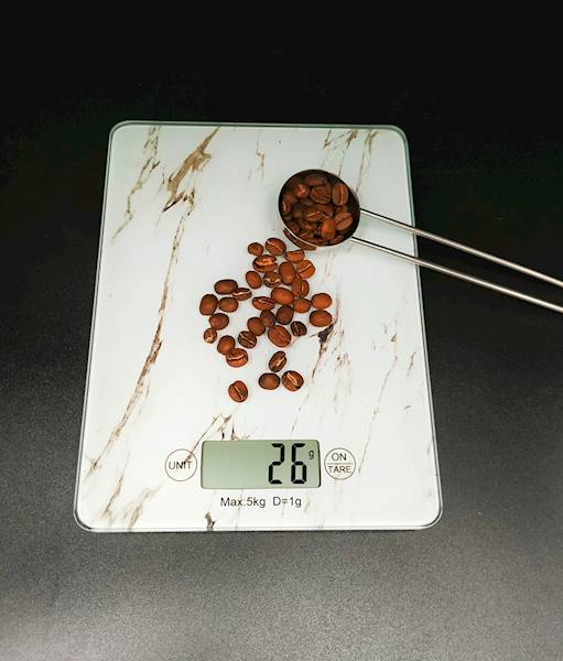 Waga kuchenna elektroniczna Tadar biały marmur