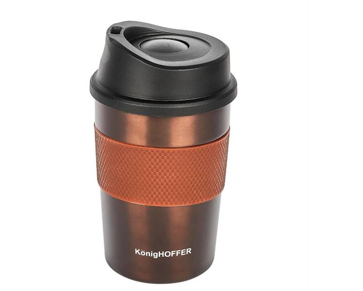 Kubek termiczny  KönigHOFFER  Elliot 330 ml brązowy
