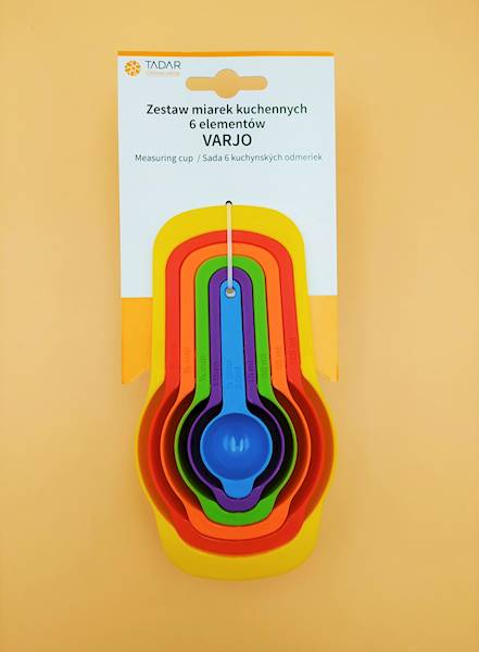 Miarki kuchenne zestaw Tadar Varjo 6 sztuk