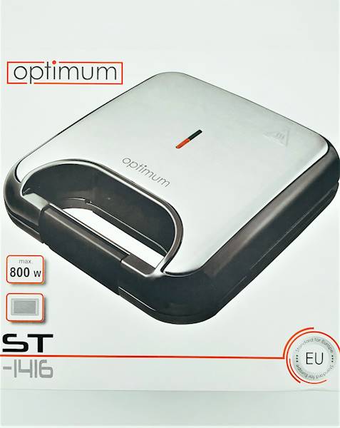 Opiekacz sandwich Optimum ST 1416 stal 800 W