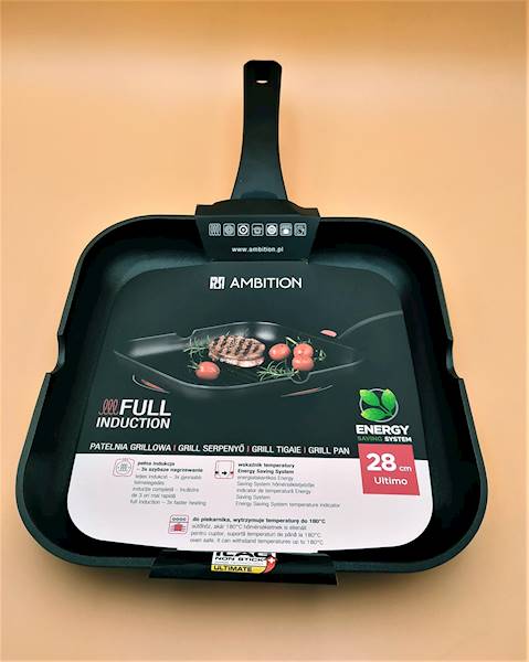 Patelnia grillowa ULTIMO 28 cm AMBITION