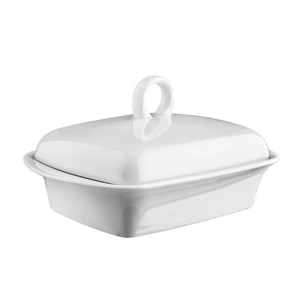 Maselniczka porcelanowa z pokrywką LUBIANA