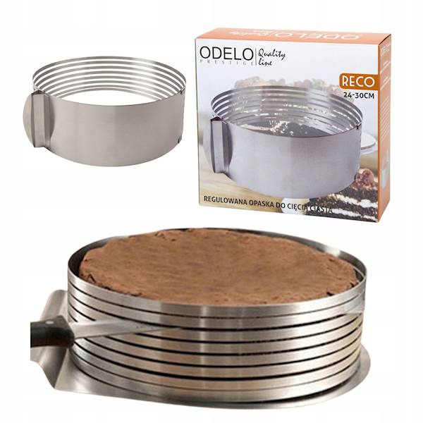 Regulowana opaska do cięcia ciasta 24-30 cm ODELO