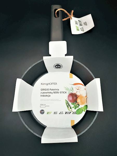 Patelnia głęboka GRIGIO 20cm  KönigHOFFER