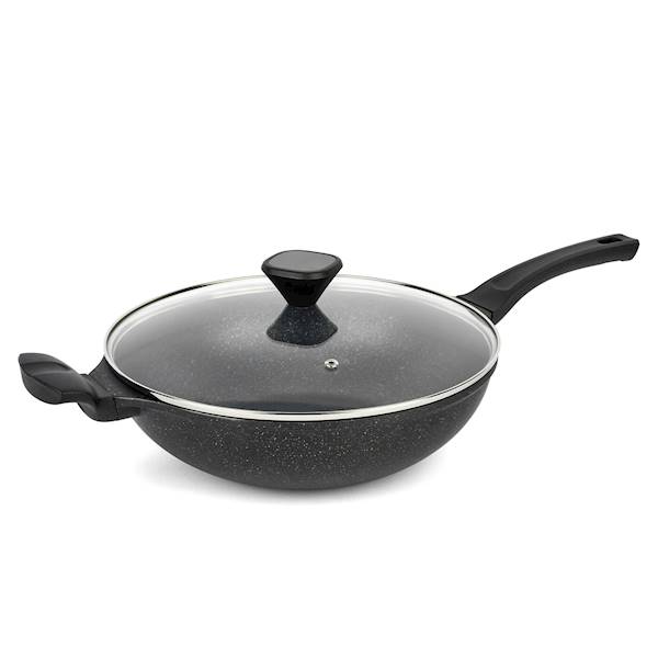 Patelnia WOK marmurkowa Konighoffer Kenji 30 cm na indukcję