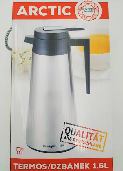 Termos konferencyjny KonigHOFFER Arctic 1,6 L srebrny