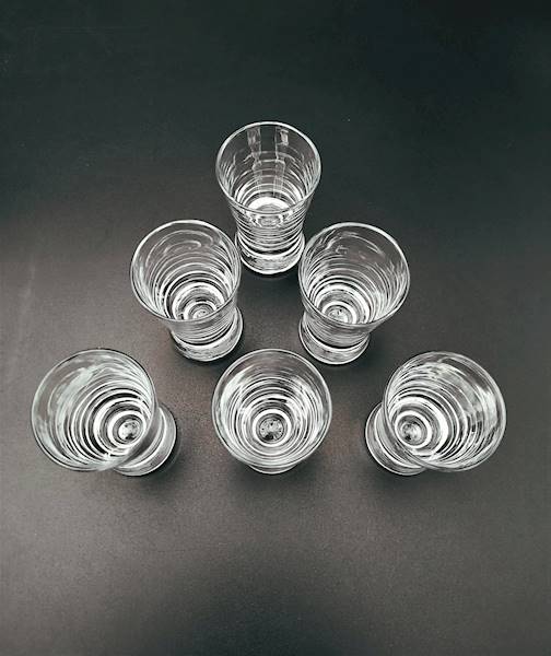 Komplet 6-ciu kieliszków do wódki SHOT 25ml  KROSNO