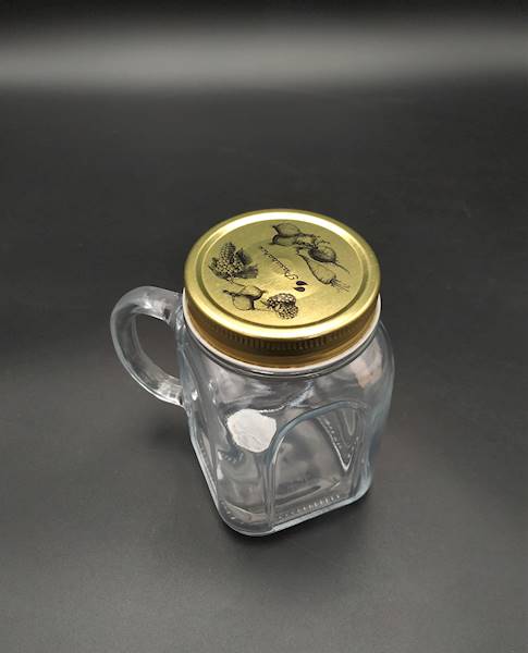 Słoik z uchem i metalową zakrętką 450 ml Pasabahce 80388