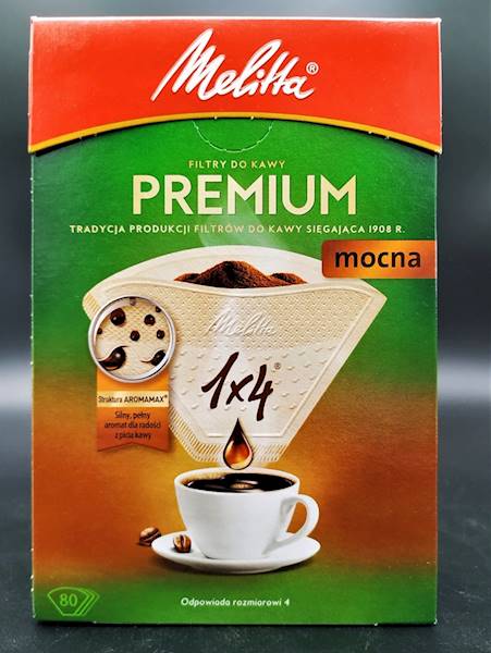 Filtry papierowe MELITTA Premium 1X4 80 szt.
