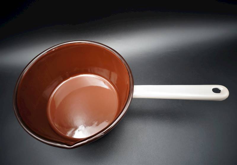 Rondel emaliowany skośny Bruna 16cm 1,23L