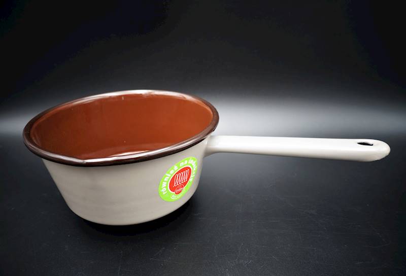 Rondel emaliowany skośny Bruna 16cm 1,23L