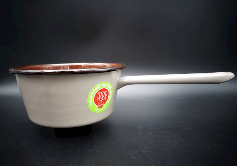 Rondel emaliowany skośny Bruna 16cm 1,23L