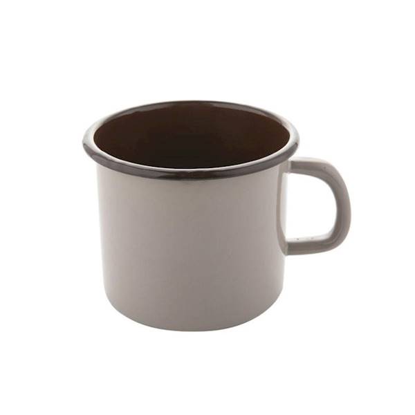 Kubek emaliowany prosty Bruna 9cm 550ml