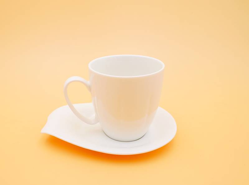 Filiżanki do kawy i herbaty porcelanowe ze spodkami FLORINA KAPPA 220 ml 6 szt.