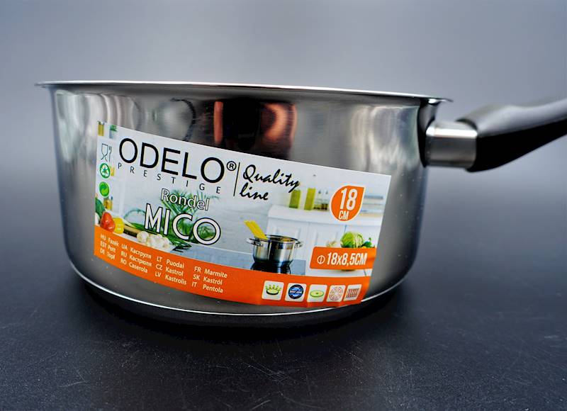 Rondel ODELO MICO 1,7L – Stal Nierdzewna, Indukcja, 18 cm