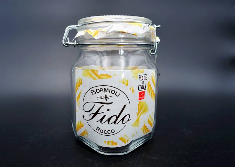 Słoik z klamrą Fido 1000ml Bormioli 1L do wekowania