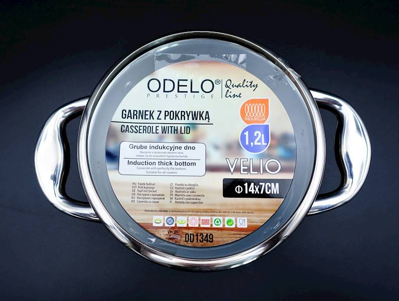 Garnek stalowy VELIO 14cm 1,2 litra ODELO OD1349