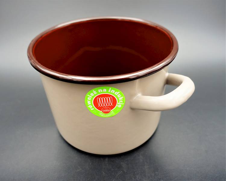 Garnek emaliowany Bruna 18 cm 3,55 L