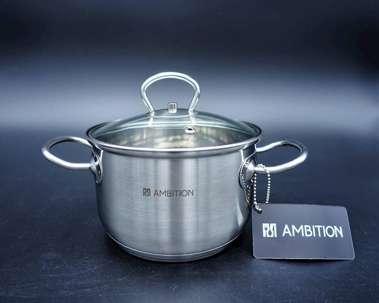 Garnek z pokrywką 2,1 L 16 cm ACERO AMBITION 60809