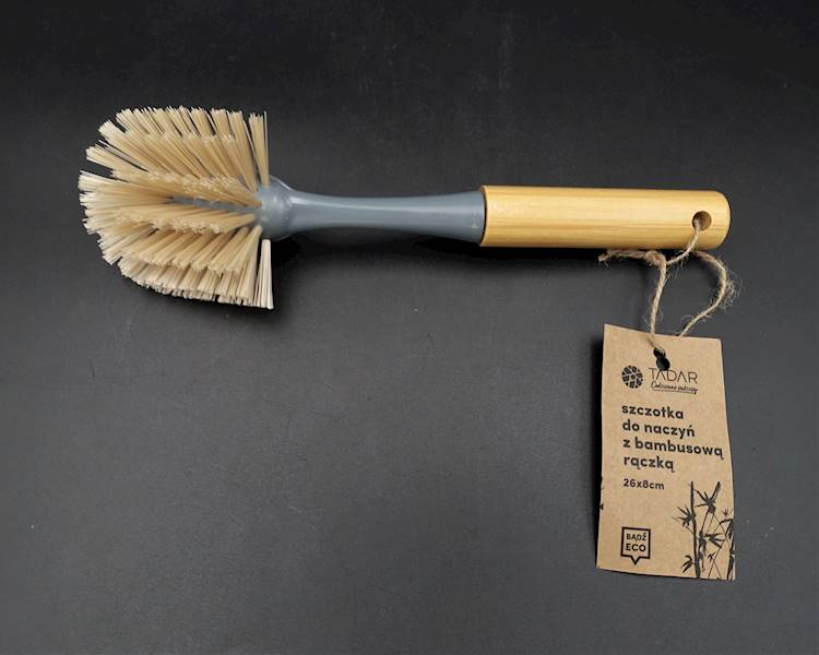 Szczotka do mycia naczyń z bambusową rączką Tadar 26 x 8 cm