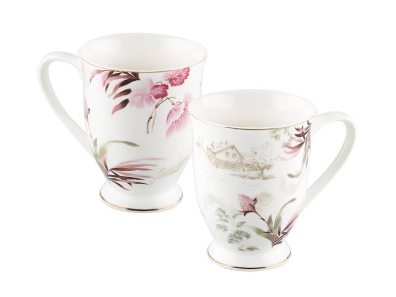 Kubki Florina Idillo New Bone China 2 sztuki 340 ml