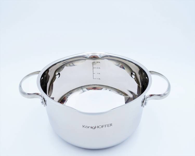Garnek stalowy z pokrywką Aturo 20cm 3,5 L