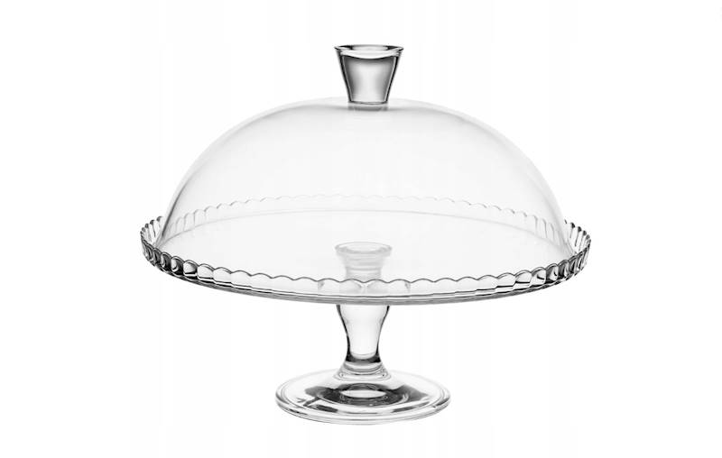 Patera na nóżce z kloszem PATISSERIE 32cm  PASABAHCE 95200