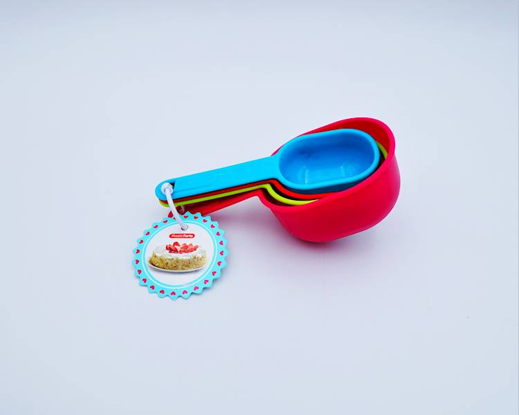 Zestaw 4 miarek kuchennych Plastic Forte