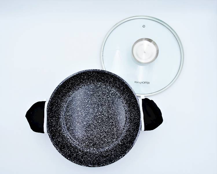 Garnek ceramiczny z aromatyzerem Konighoffer Kingstone 4,5 L na indukcję