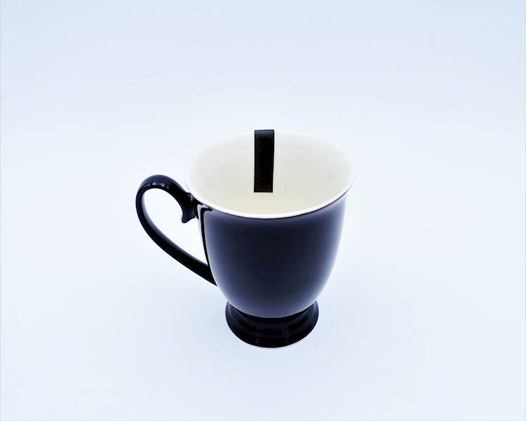 Kubek porcelanowy Diana 300 ml czarny AMBITION 72704